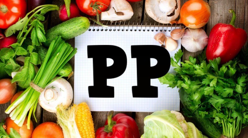 Витамин PP и продукты питания