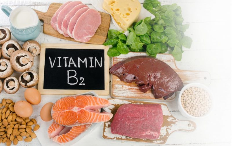 Рибофлавин (витамин B2) в пищевых продуктах