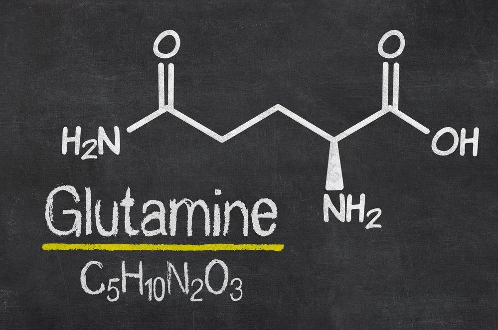 Структурная формула глютамина