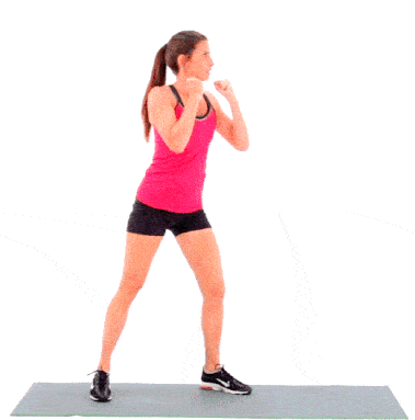 Упражнение для ягодиц удары ногами полукругом (Crescent Kicks)
