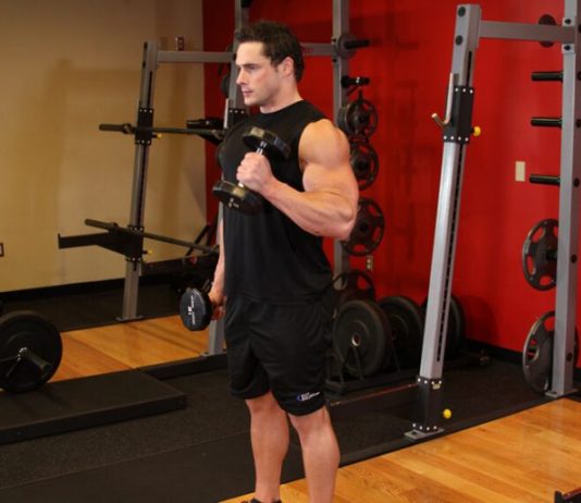 Молоток с гантелями