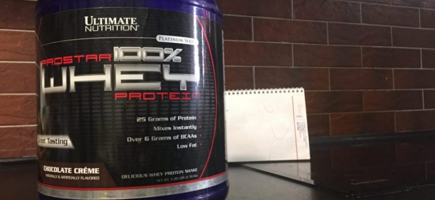 Prostar 100% Whey Protein от Ultimate Nutrition: отзывы, состав и как ...