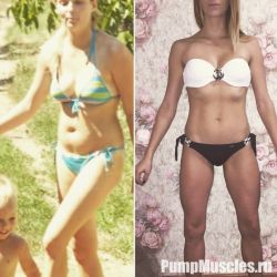 Анюта Шабатура (https://vk.com/id33721970) Девушки до и после похудения