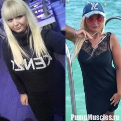Анонимно Девушки до и после похудения
