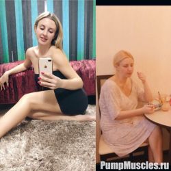 Анонимно Девушки до и после похудения