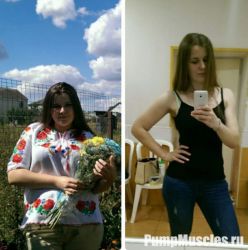 Alina Zhovnodiy (https://vk.com/id171663112) Девушки до и после похудения