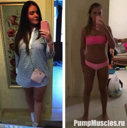 Алина Маракшина (https://vk.com/maraline13) Девушки до и после похудения